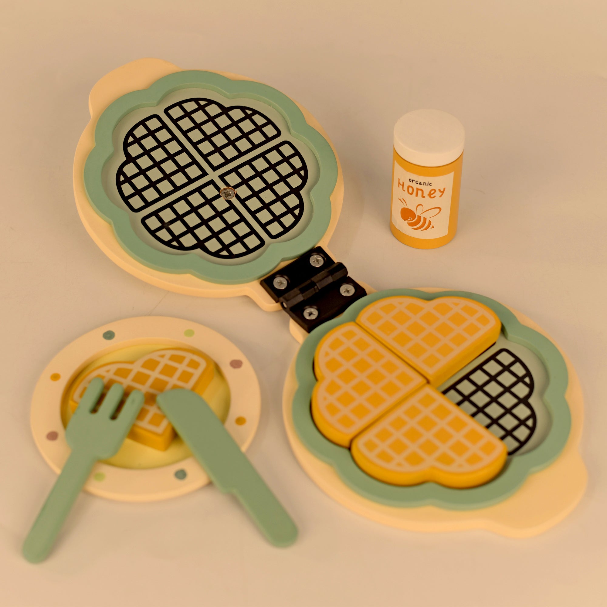 Sweet Treat - Waffle Maker Beige Color - PlayBox