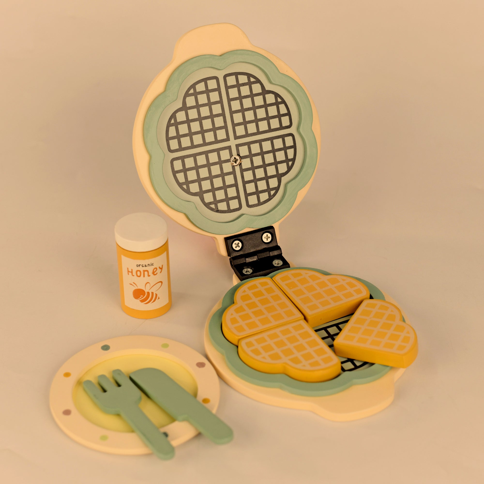 Sweet Treat - Waffle Maker Beige Color - PlayBox