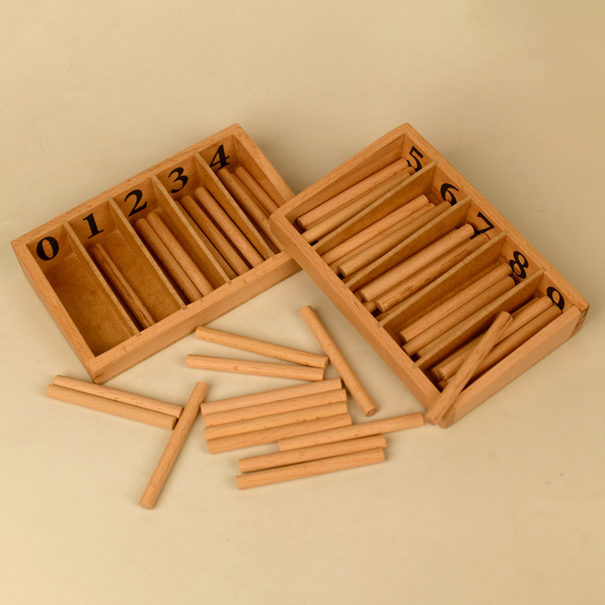 Shop Montessori Spindle Box - Wooden Counting Toy for Kids – PlayBox