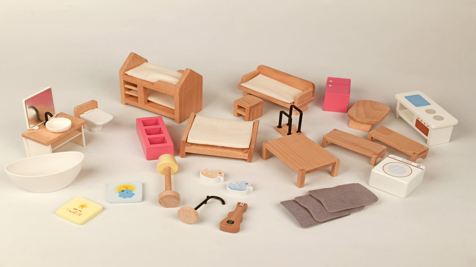 Buy Wooden Doll House Furniture Sets for Imaginative Play