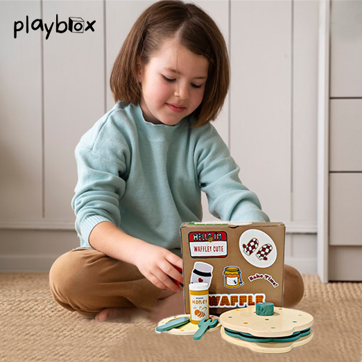 Sweet Treat - Waffle Maker Beige Color - PlayBox