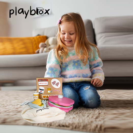 Sweet Treat - Waffle Maker Pink Color - PlayBox