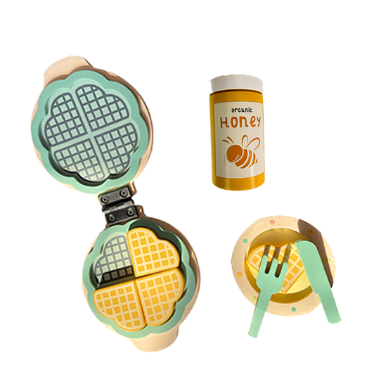 Sweet Treat - Waffle Maker Beige Color - PlayBox