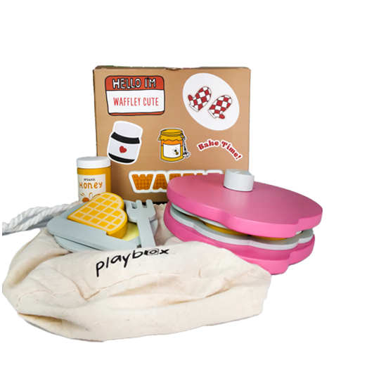 Sweet Treat - Waffle Maker Pink Color - PlayBox