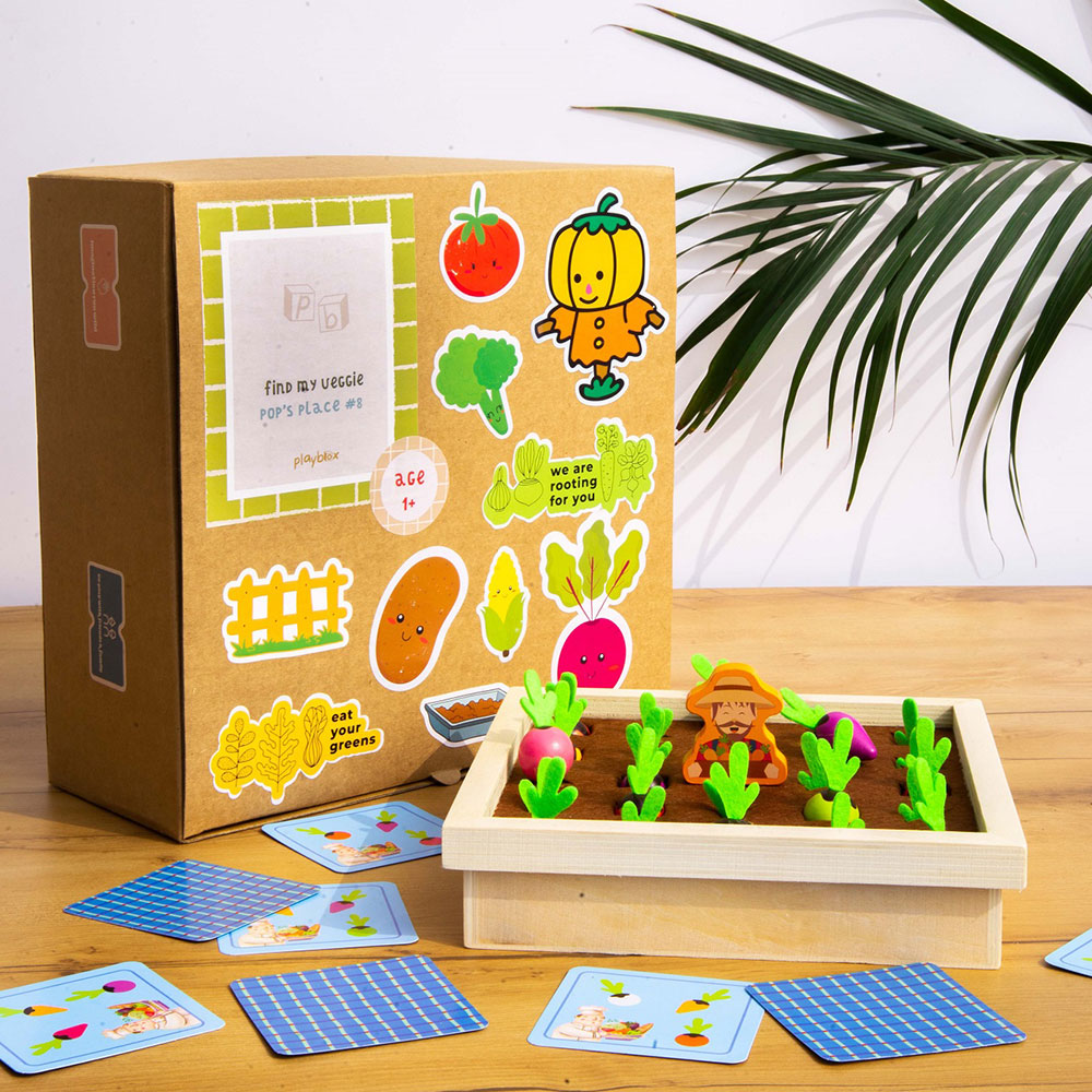 Find my Veggie - Garden Memory Game - PlayBox