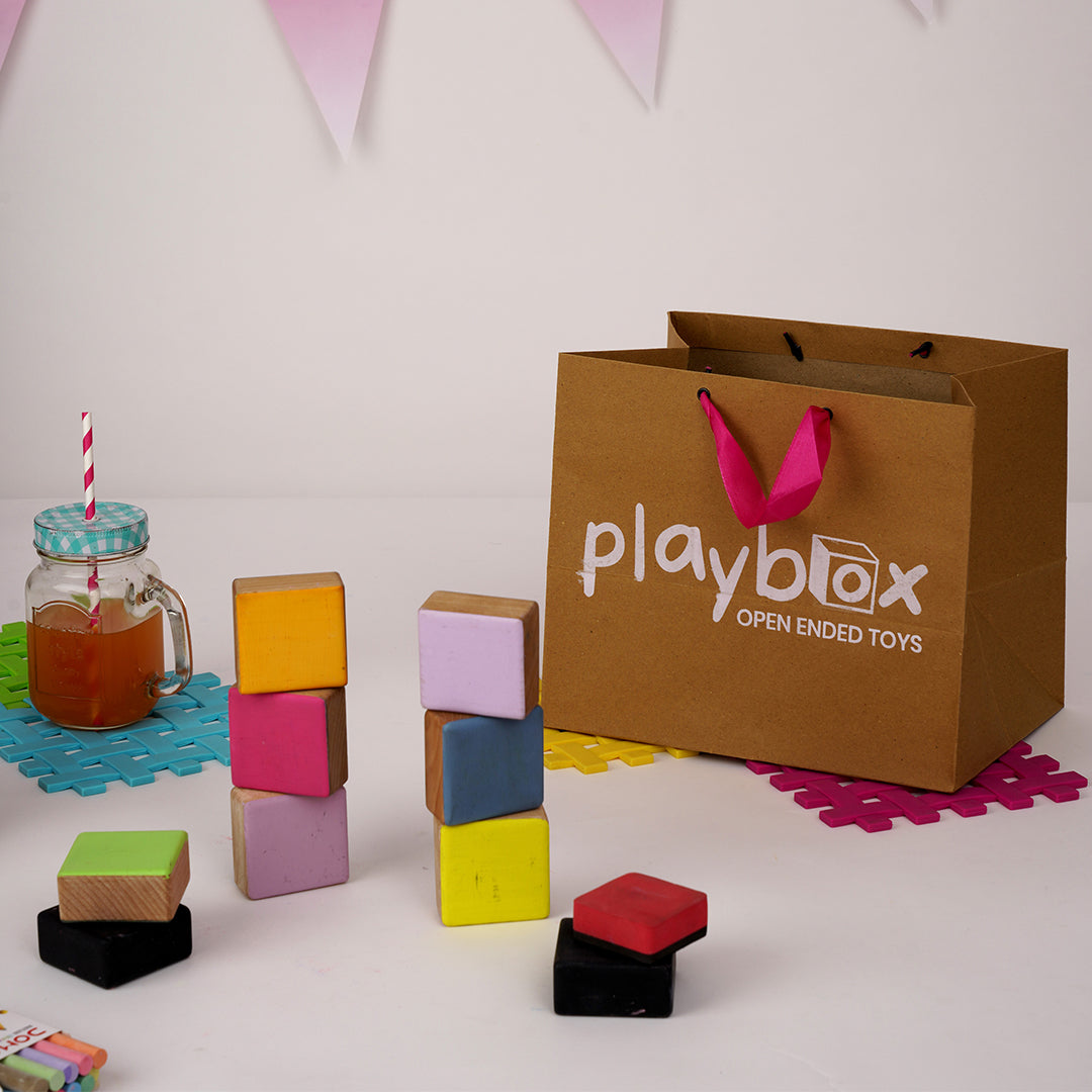 Chalk Board Block 4 pcs - PlayBox