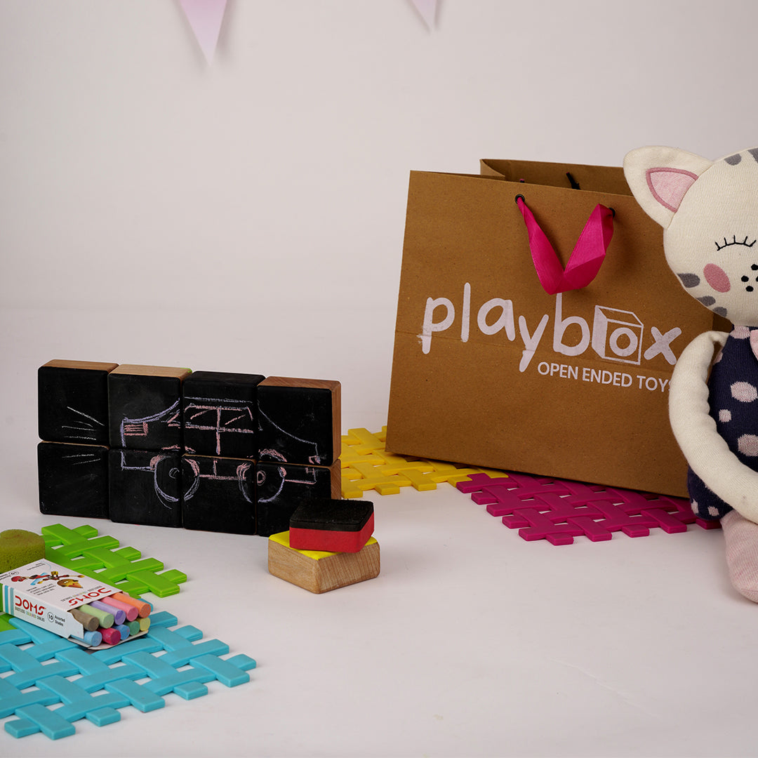 Chalk Board Block 4 pcs