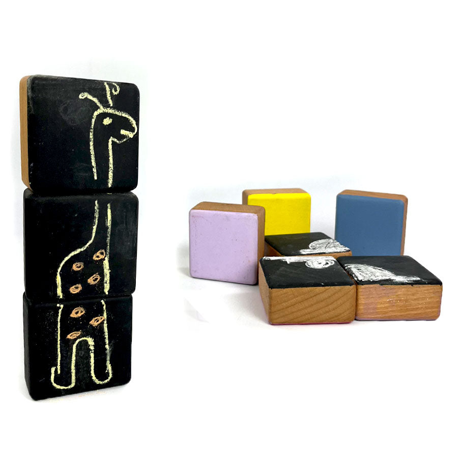 Chalk Board Block 4 pcs