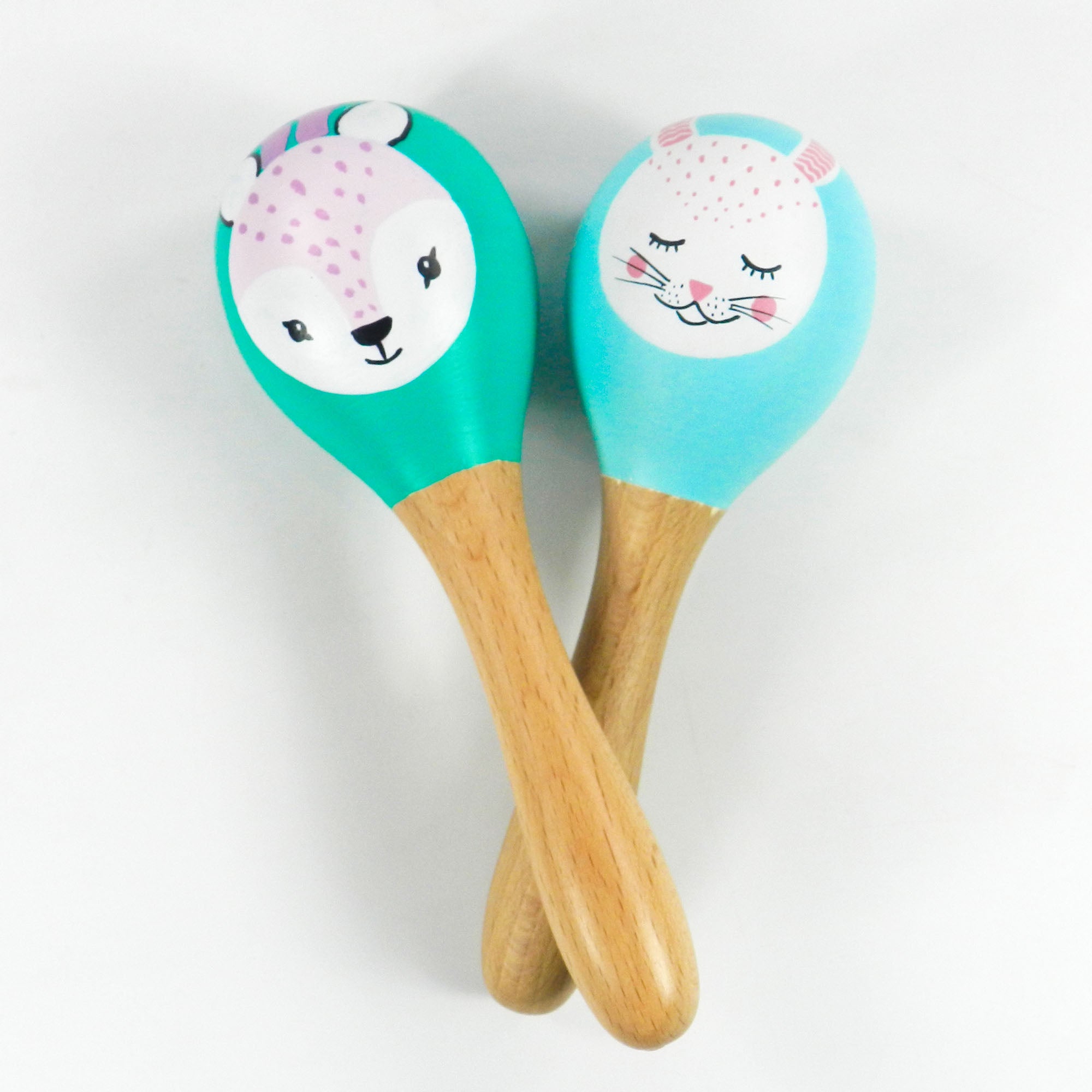 Forest Rattles pack of 2